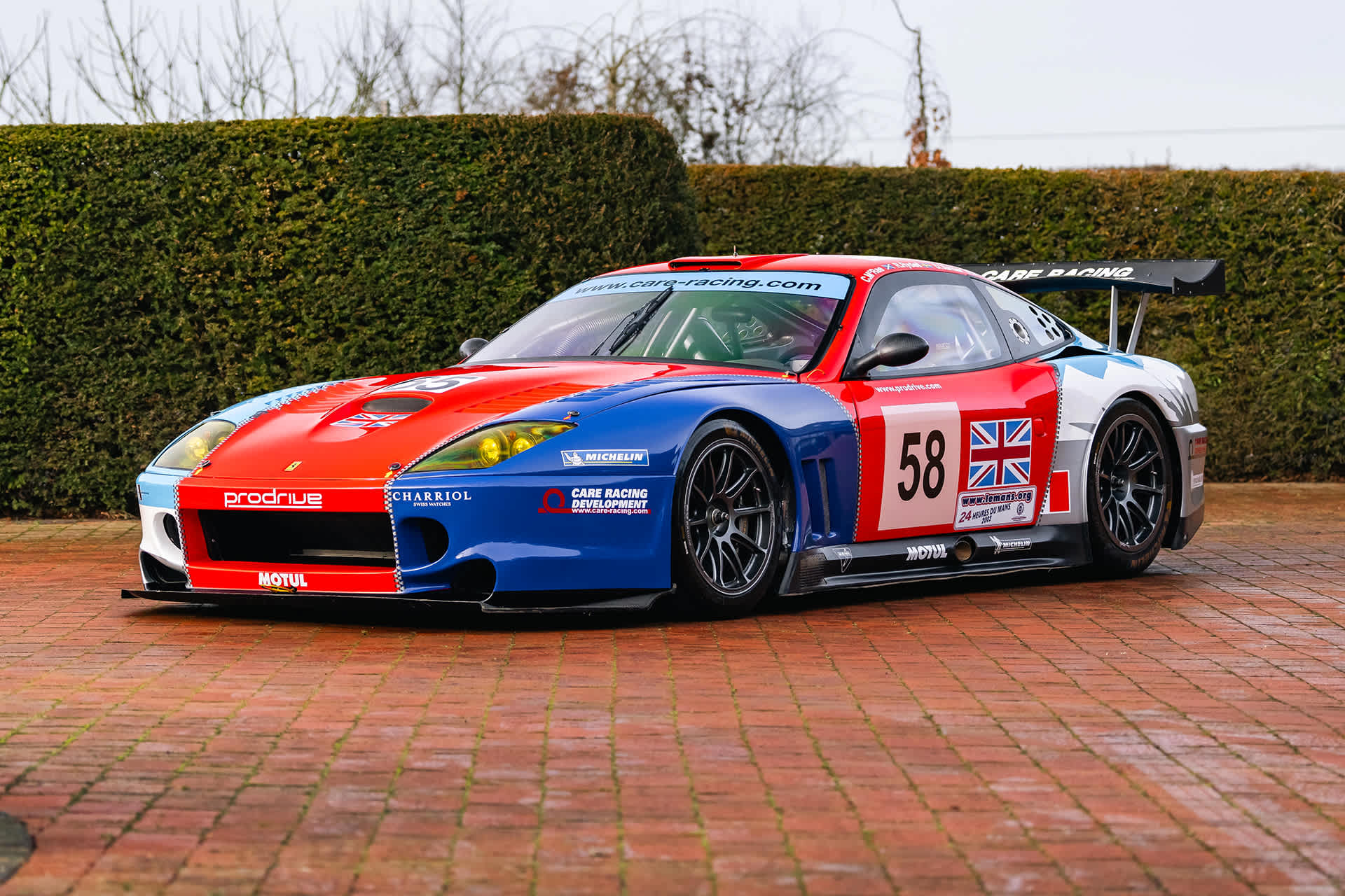 The five Le Mans liveries of this Ferrari 550 Maranello Prodrive